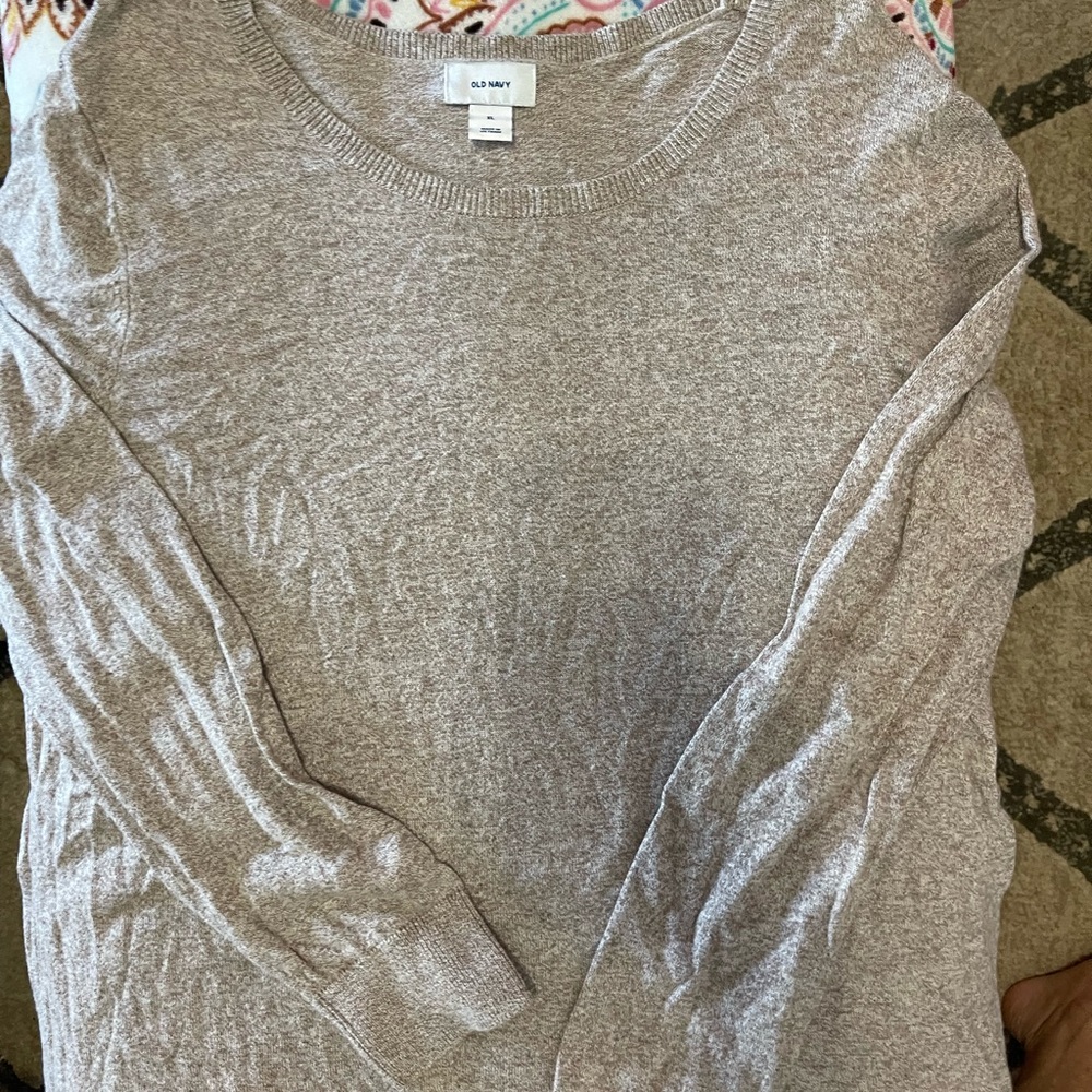 Old Navy Gray Sweatshirt Hoodie
